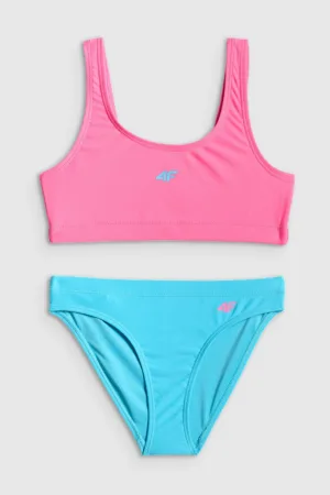 4F Costum de baie din două piese fete - multicolor