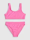 4F Costum de baie din două piese fete - roz