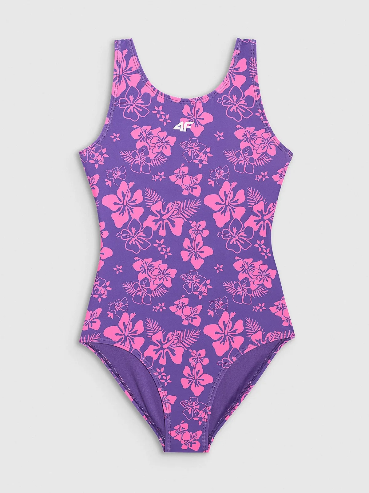 4F Costum de baie întreg pentru fete - mov