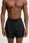 Abercrombie & Fitch pantaloni scurți de baie culoarea negru