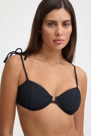 Abercrombie & Fitch sutien de baie culoarea negru