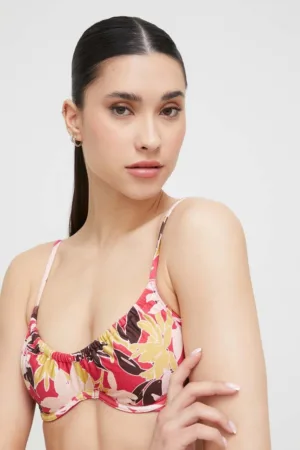 Abercrombie & Fitch sutien de baie culoarea roz