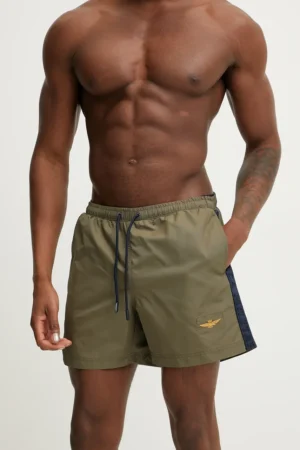 Aeronautica Militare pantaloni scurti de baie culoarea verde