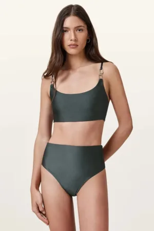 AllSaints chiloți de baie TALARIA culoarea verde