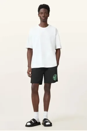 AllSaints pantaloni scurți de baie DISTORTION culoarea negru