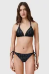 AllSaints sutien de baie SAPH culoarea negru