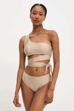 Answear Lab chiloti de baie culoarea auriu
