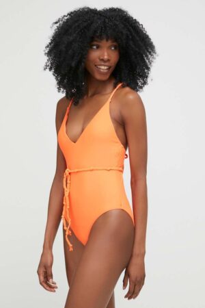 Answear Lab costum de baie culoarea portocaliu