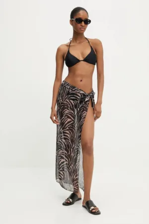 Answear Lab costum de baie din două piese cu pareo culoarea negru