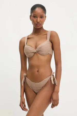 Answear Lab costum de baie din două piese culoarea bej