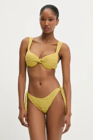 Answear Lab costum de baie din două piese culoarea galben
