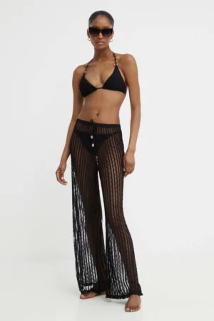 Answear Lab costum de baie din două piese culoarea negru