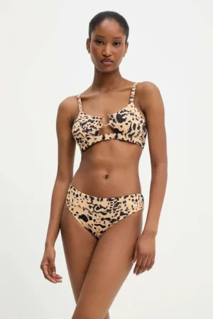 Answear Lab costum de baie din două piese culoarea portocaliu