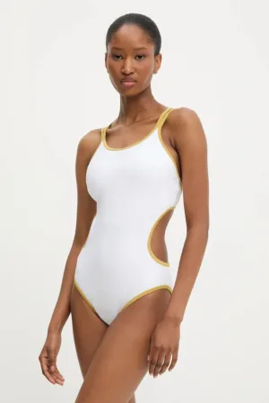 Answear Lab costum de baie dintr-o bucată culoarea alb