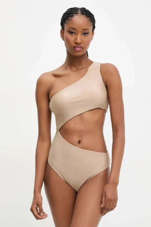 Answear Lab costum de baie dintr-o bucată culoarea auriu
