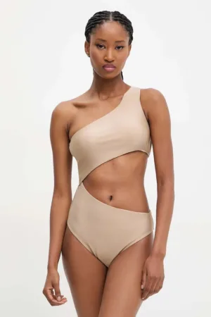 Answear Lab costum de baie dintr-o bucată culoarea auriu