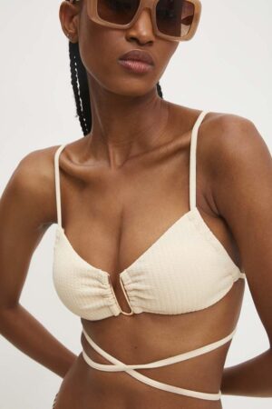 Answear Lab sutien de baie culoarea bej