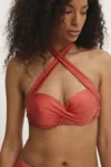 Answear Lab sutien de baie culoarea portocaliu