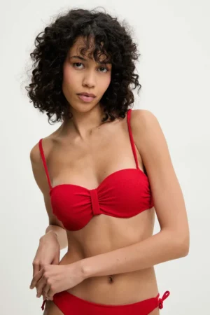 Answear Lab sutien de baie culoarea rosu