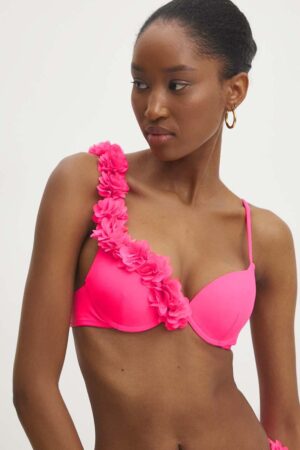Answear Lab sutien de baie culoarea roz