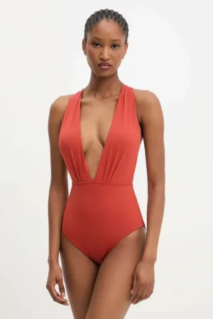 Answear.LAB costum de baie dintr-o bucată culoarea portocaliu