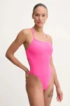 Aqua Speed costum de baie dintr-o bucată culoarea roz