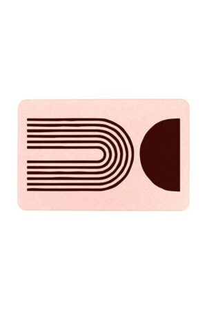 Artsy Doormats covoraș de baie Abstract Half Moon