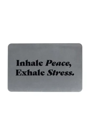 Artsy Doormats covoraș de baie Inhale Peace Exhale