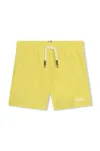 BOSS pantaloni scurti de baie copii culoarea verde