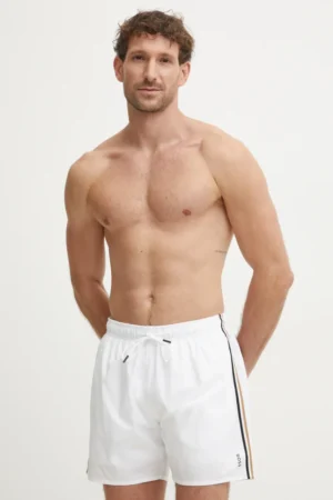 BOSS pantaloni scurți de baie culoarea alb