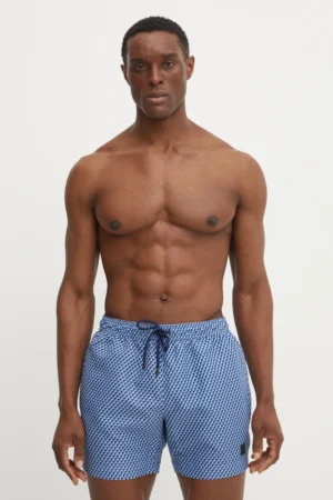 BOSS pantaloni scurti de baie culoarea albastru marin
