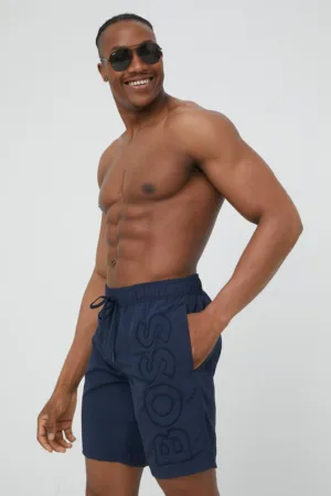 BOSS pantaloni scurți de baie culoarea bleumarin 50469329
