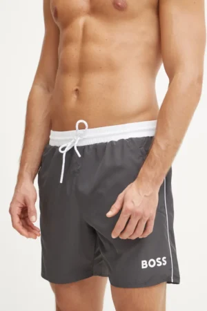 BOSS pantaloni scurți de baie culoarea gri