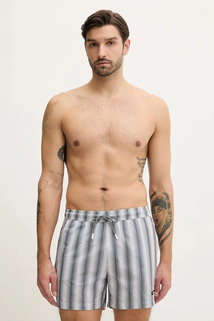 BOSS pantaloni scurti de baie culoarea gri