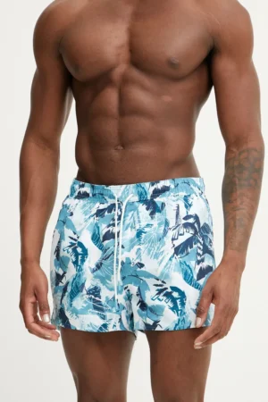 BOSS pantaloni scurti de baie culoarea turcoaz