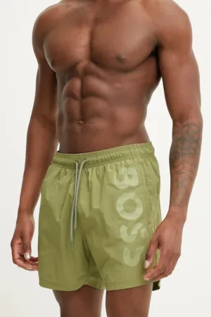 BOSS pantaloni scurti de baie culoarea verde