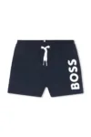 BOSS pantaloni scurți de baie pentru bebeluși culoarea albastru marin