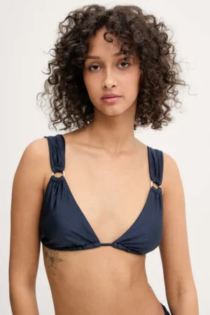 BOSS sutien de baie culoarea albastru marin