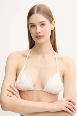 BOSS sutien de baie culoarea bej
