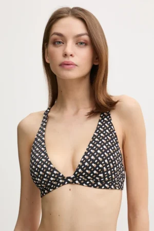 BOSS sutien de baie culoarea negru