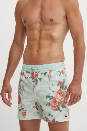 Billabong pantaloni scurti de baie GOOD TIMES culoarea turcoaz