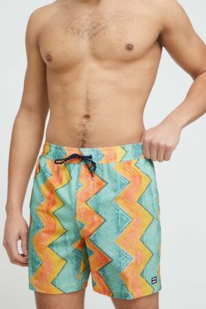 Billabong pantaloni scurti de baie culoarea verde
