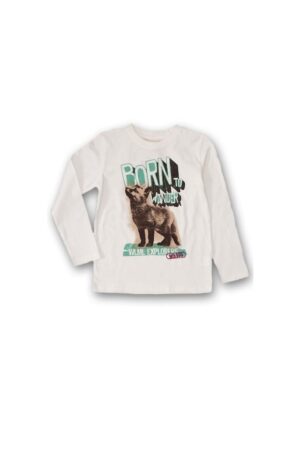 Bluza cu imprimeu baieti - Wolf - 15730