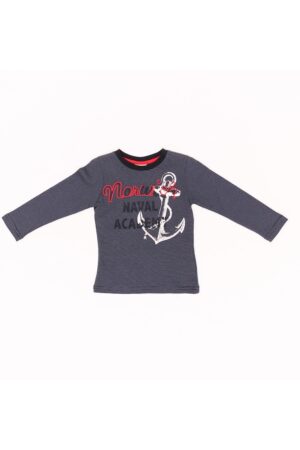 Bluza imprimeu naval - baieti - 37720 - Bleumarin -