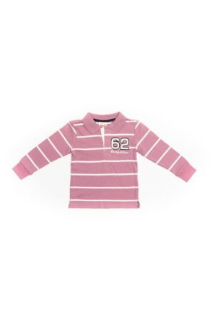 Bluza in dungi - baietei - 27720-2 - Roz -