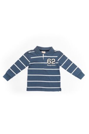 Bluza in dungi - pentru baieti - 27720-1 - Bleumarin -