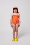 Bobo Choses costum de baie dintr-o bucată pentru copii Sunflower culoarea portocaliu