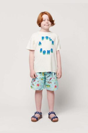 Bobo Choses pantaloni scurti de baie copii culoarea turcoaz