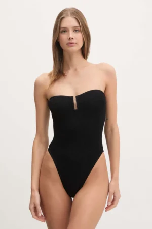 Bond Eye costum de baie dintr-o bucată culoarea negru