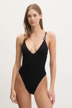 Bond Eye costum de baie dintr-o bucată culoarea negru